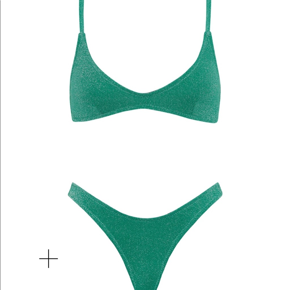 Triangl Maia Jaded Sparkle Set - New With Tags